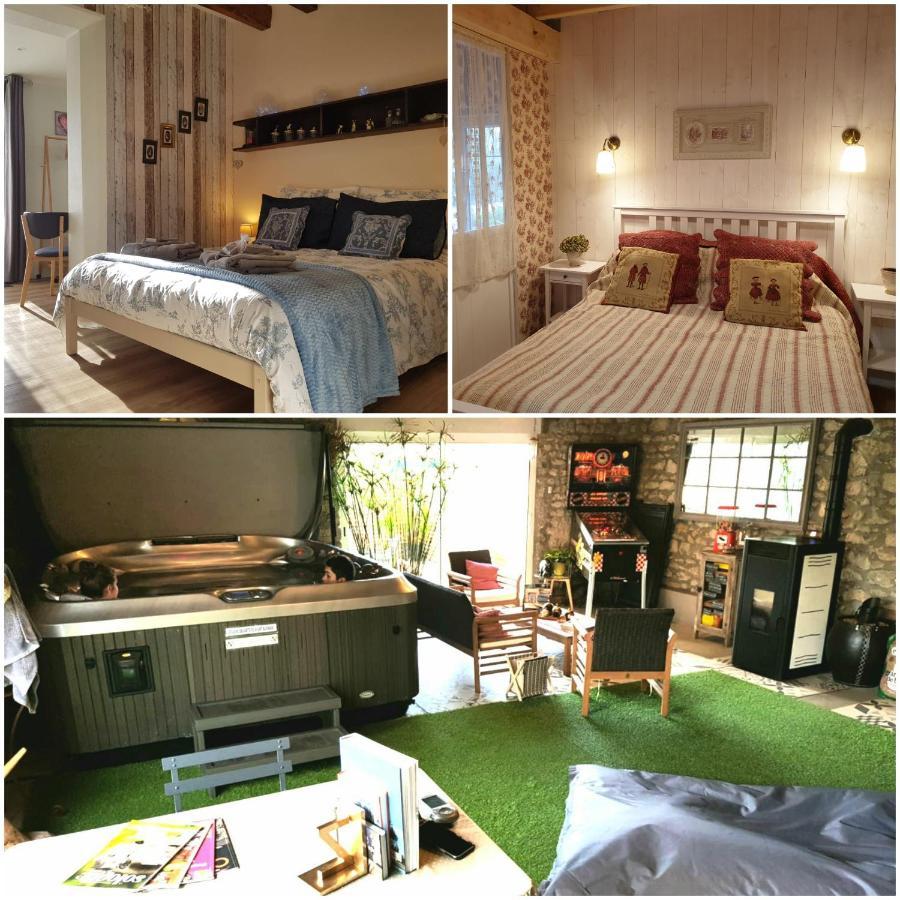 Le Grand Cedre Spa Et Sauna Interieur Piscine Marolles  ภายนอก รูปภาพ
